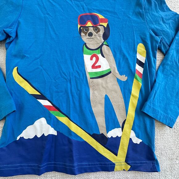 Mini Boden Ski Jump Tee EUC 5/6 - Picture 2 of 3